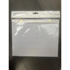 Blue Sky Weekly Planning Pad 53 Pages Perforated Desk Pad cupcakes and cashmere